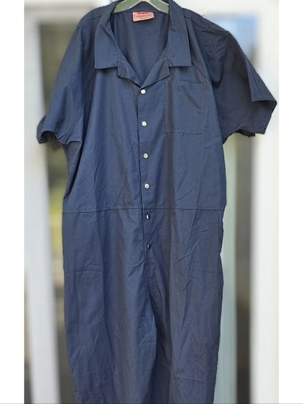 Genuine Bob Barker Prison Jumpsuit New Costume, Film & Theatre 6XL Snaps Blue